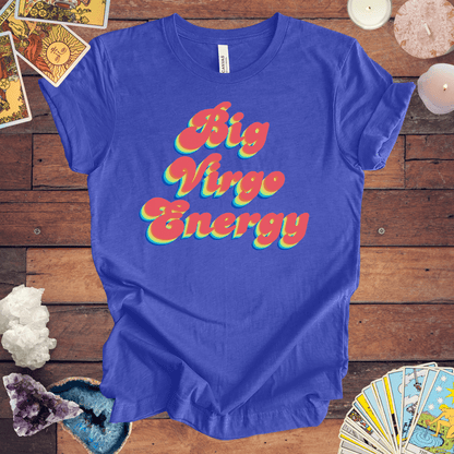 T-Shirt Heather True Royal / S Big Virgo Energy T-Shirt