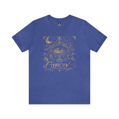 T-Shirt Heather True Royal / S Cancer All-Seeing Eye T-Shirt: Unlock the Secrets of the Stars