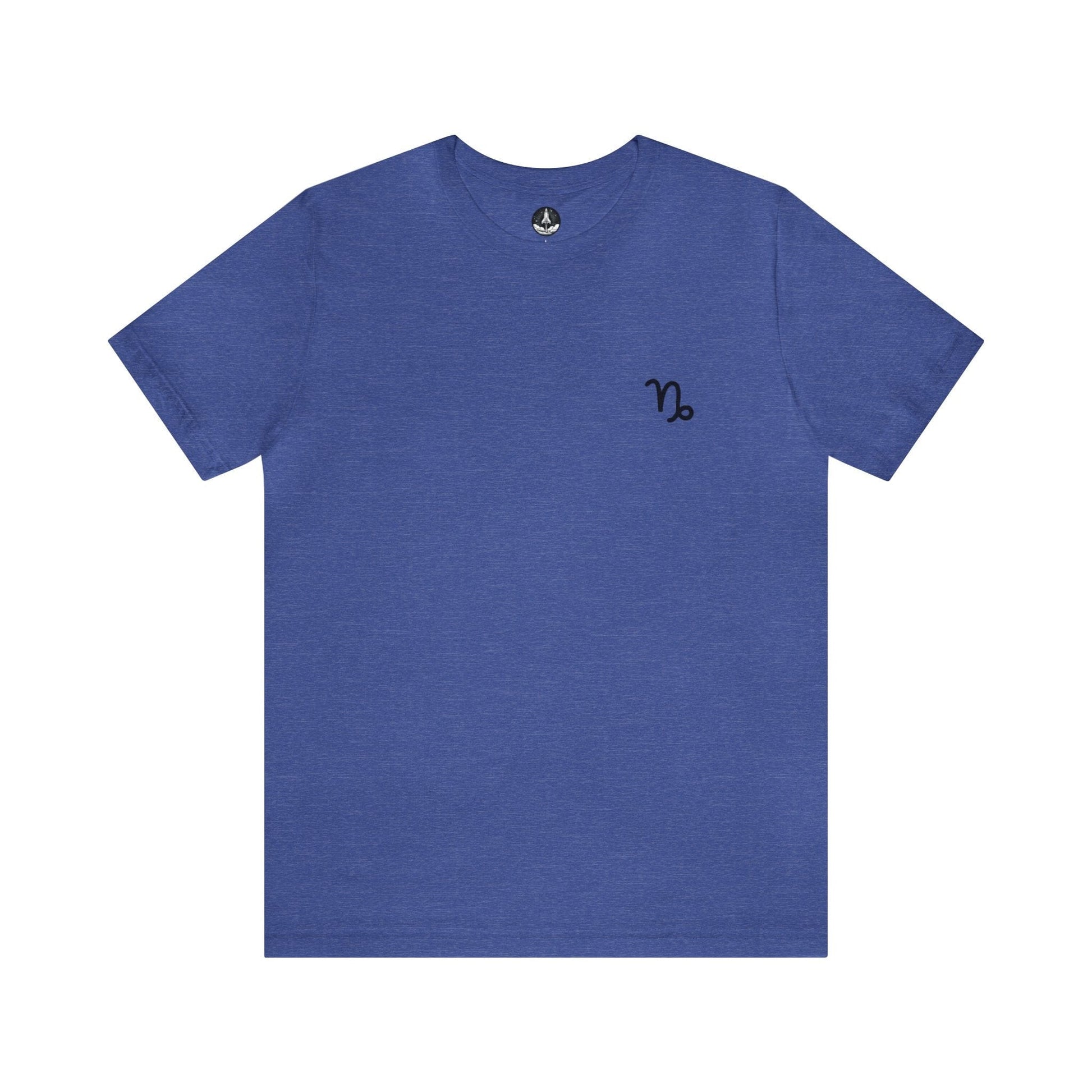 T-Shirt Heather True Royal / S Capricorn Mountain Glyph T-Shirt: Peak Style for the Determined Climber