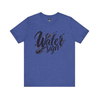 T-Shirt Heather True Royal / S Fluid Essence Cancer TShirt: Depths of Emotion