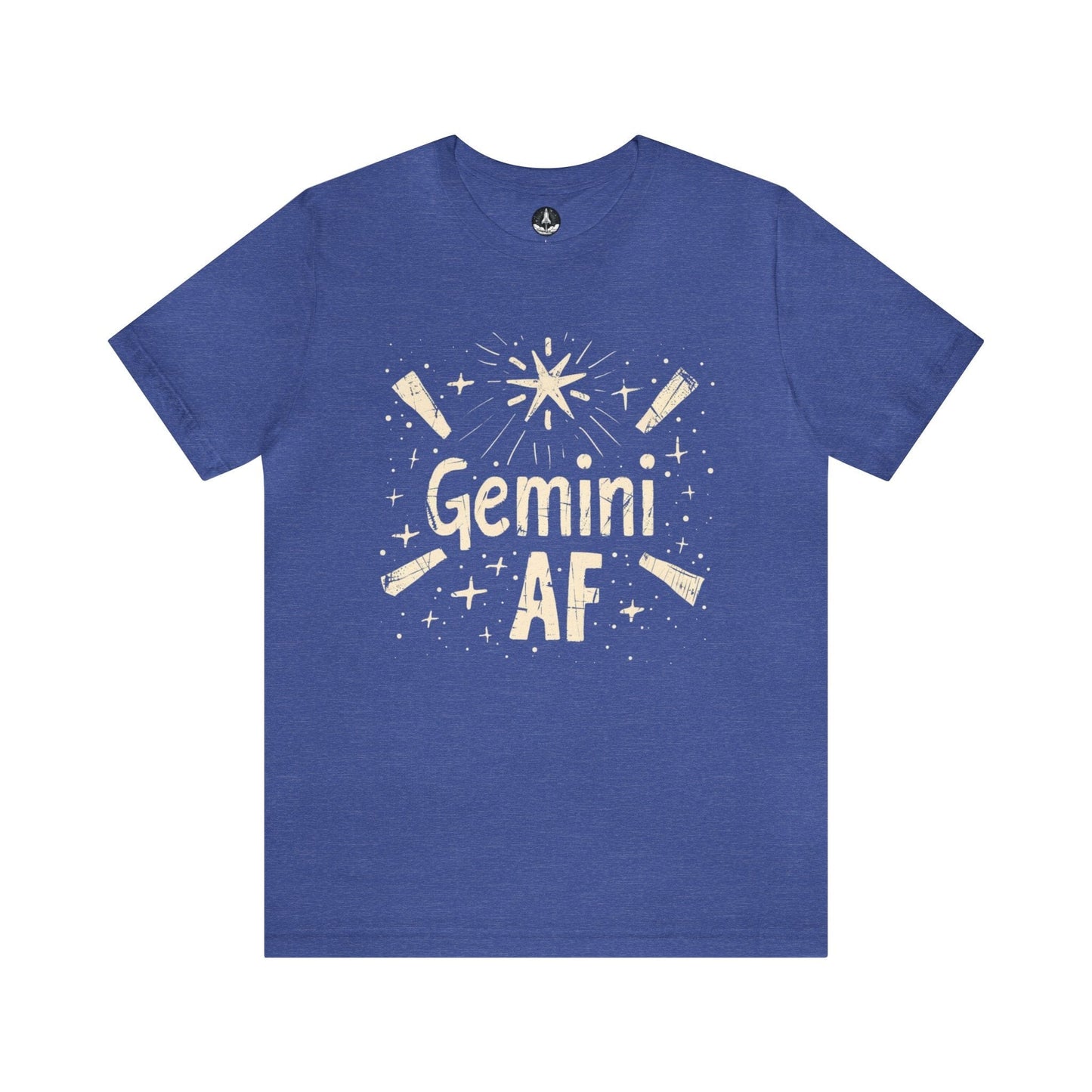 T-Shirt Heather True Royal / S Gemini AF T-Shirt