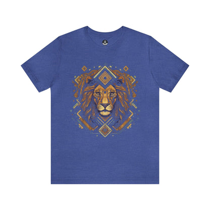 T-Shirt Heather True Royal / S Neo-traditional Leo T-Shirt