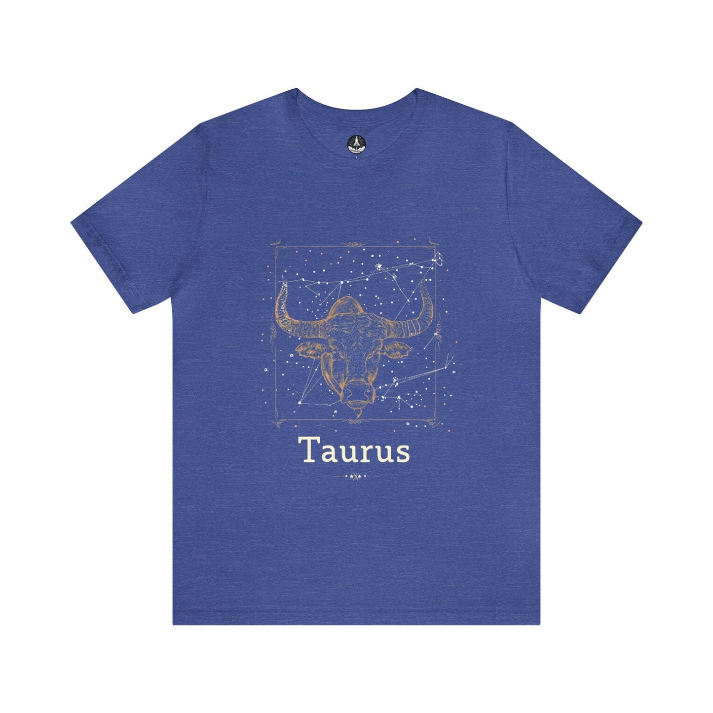 T-Shirt Heather True Royal / S Taurus Venusian Charm T-Shirt