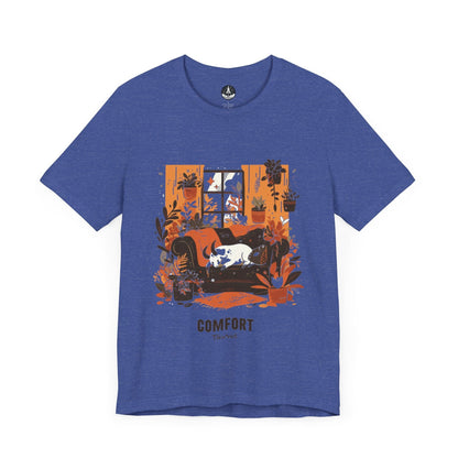 T-Shirt Heather True Royal / S Taurus Zodiac Comfort: Astro Seeker T-Shirt