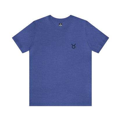T-Shirt Heather True Royal / S Taurus Zodiac Essence T-Shirt: Sophistication Meets Comfort for the Grounded Soul