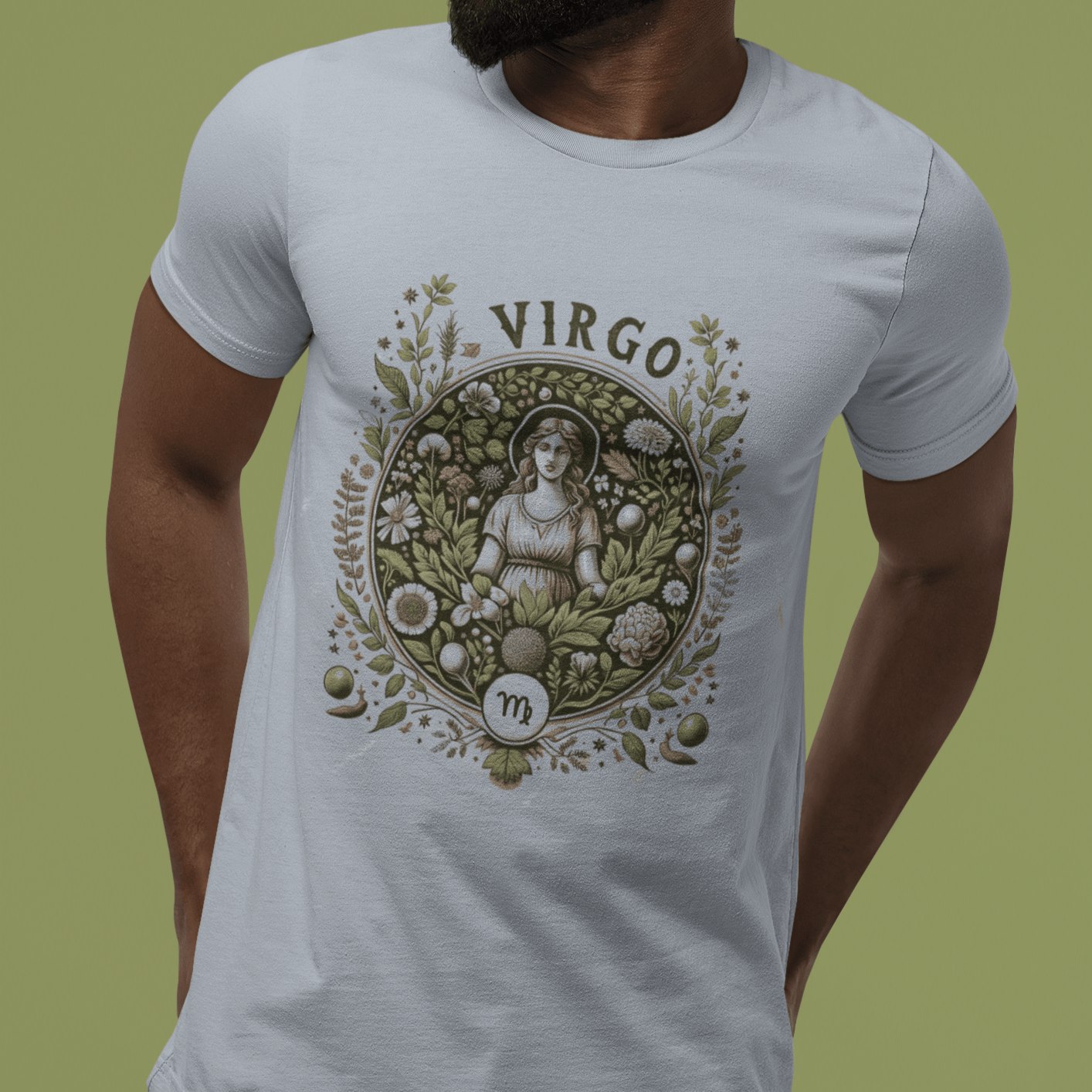 T-Shirt Herbalist's Dream: Virgo Tarot Card T-Shirt