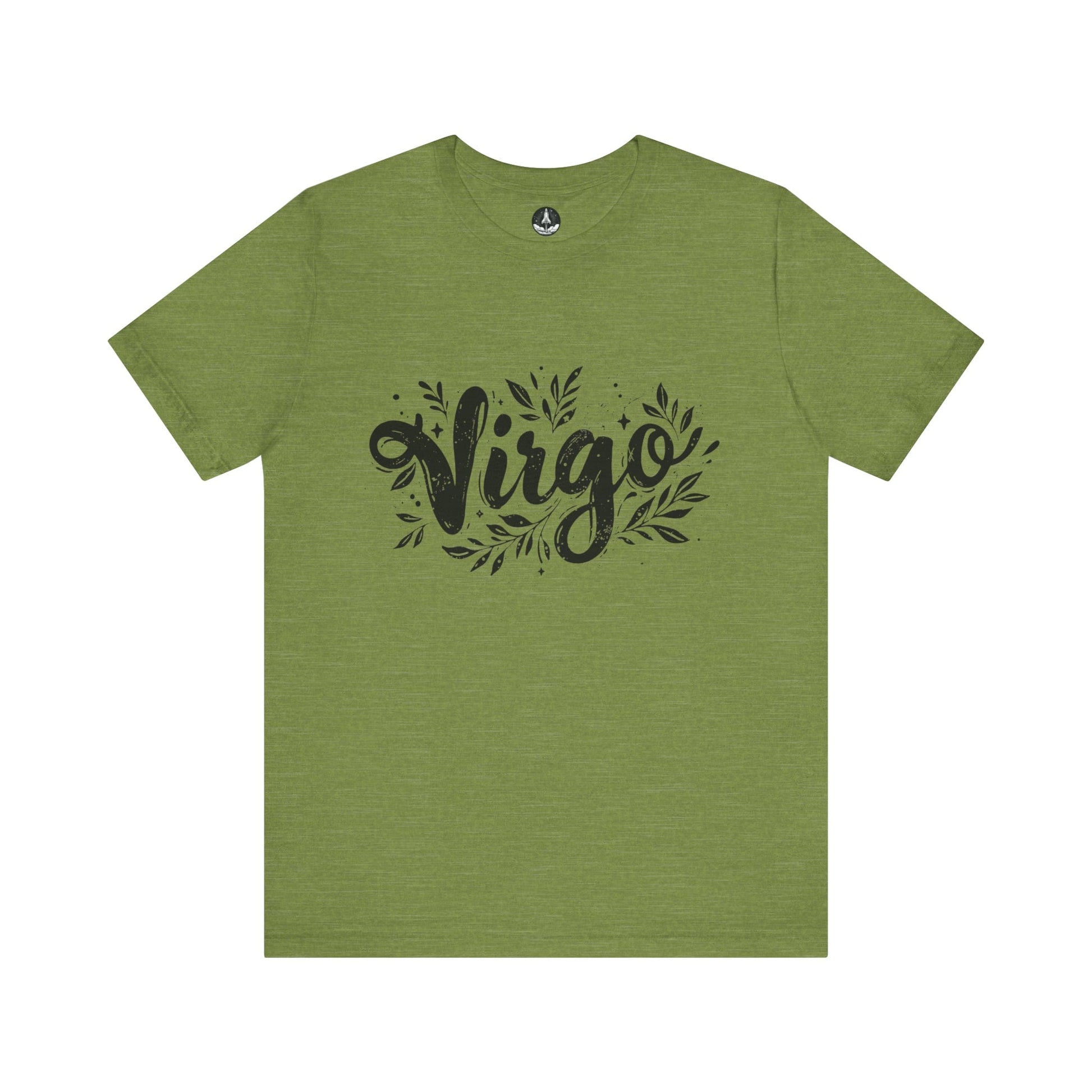 T-Shirt Ink Splattered Virtue Virgo TShirt: Artistic Precision