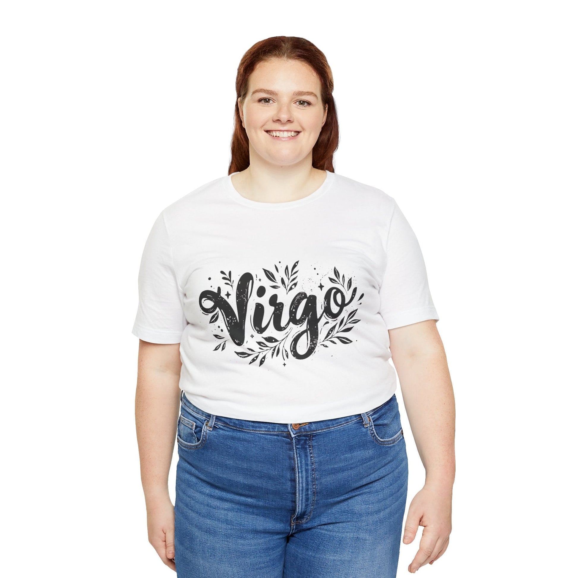 T-Shirt Ink Splattered Virtue Virgo TShirt: Artistic Precision