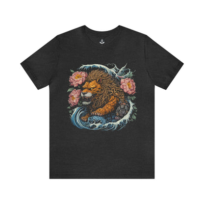 T-Shirt Japanese Splash Irezumi Leo T-Shirt