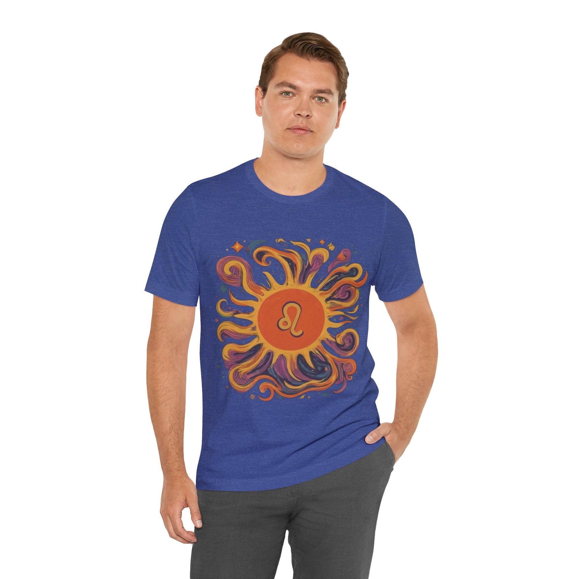 T-Shirt Leo Luminous Essence Soft T-Shirt: Shine Like the Sun