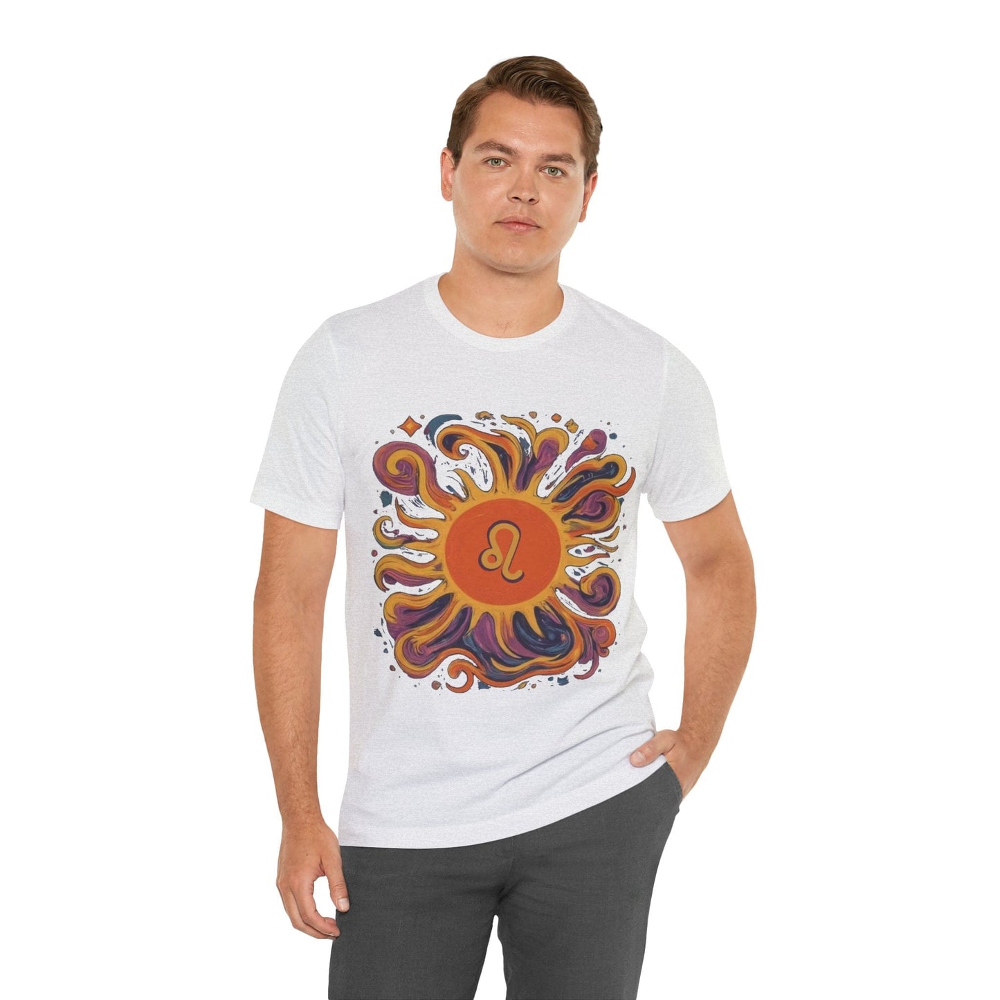 T-Shirt Leo Luminous Essence Soft T-Shirt: Shine Like the Sun