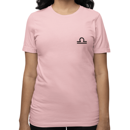 T-Shirt Libra Balanced Emblem T-Shirt: Elegant Harmony for the Peacemaker