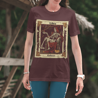 T-Shirt Libra Enforcer - Tarot Card T-Shirt - Halloween Limited Edition