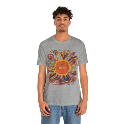 T-Shirt Libra Sun Harmony T-Shirt: Elegance in Equipoise