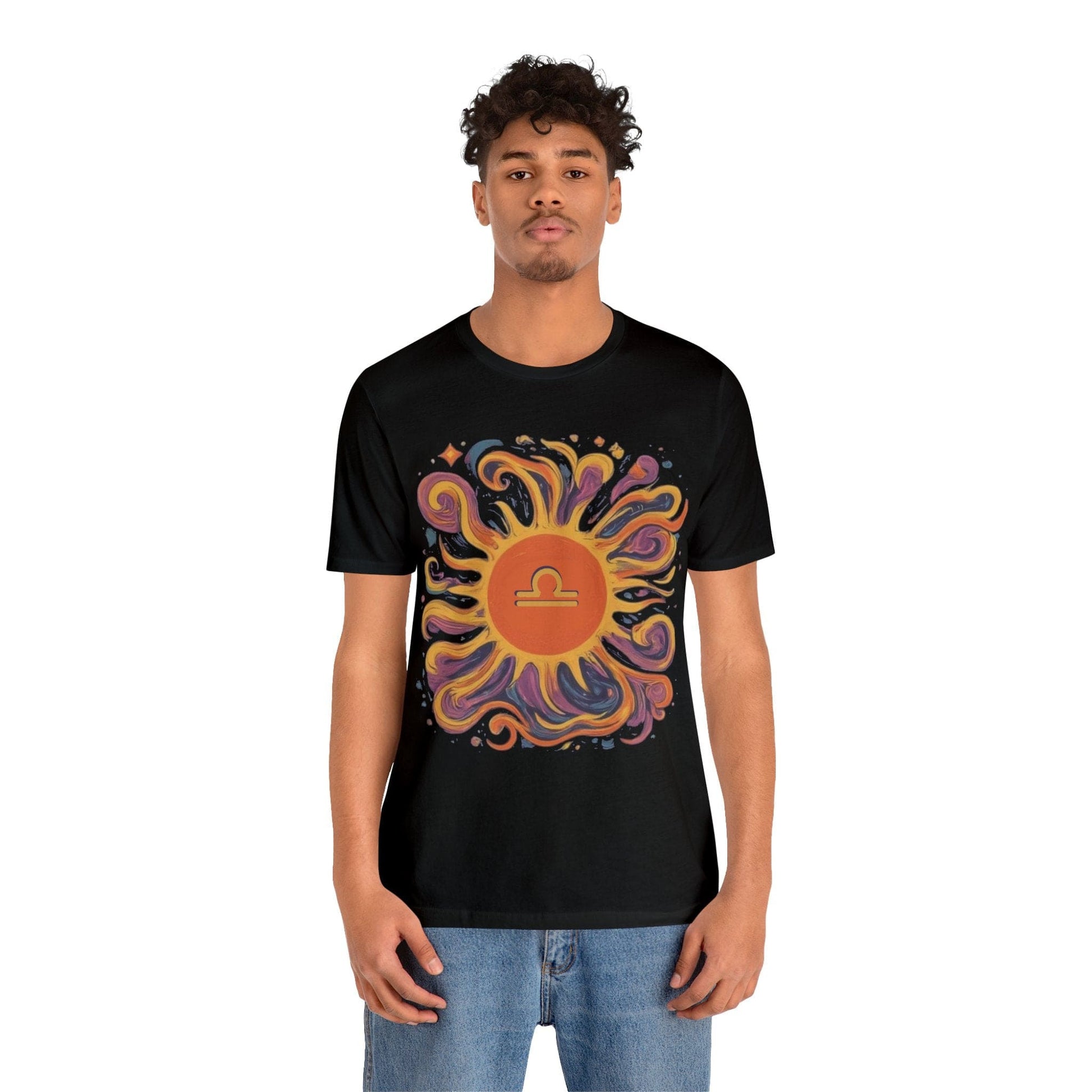 T-Shirt Libra Sun Harmony T-Shirt: Elegance in Equipoise