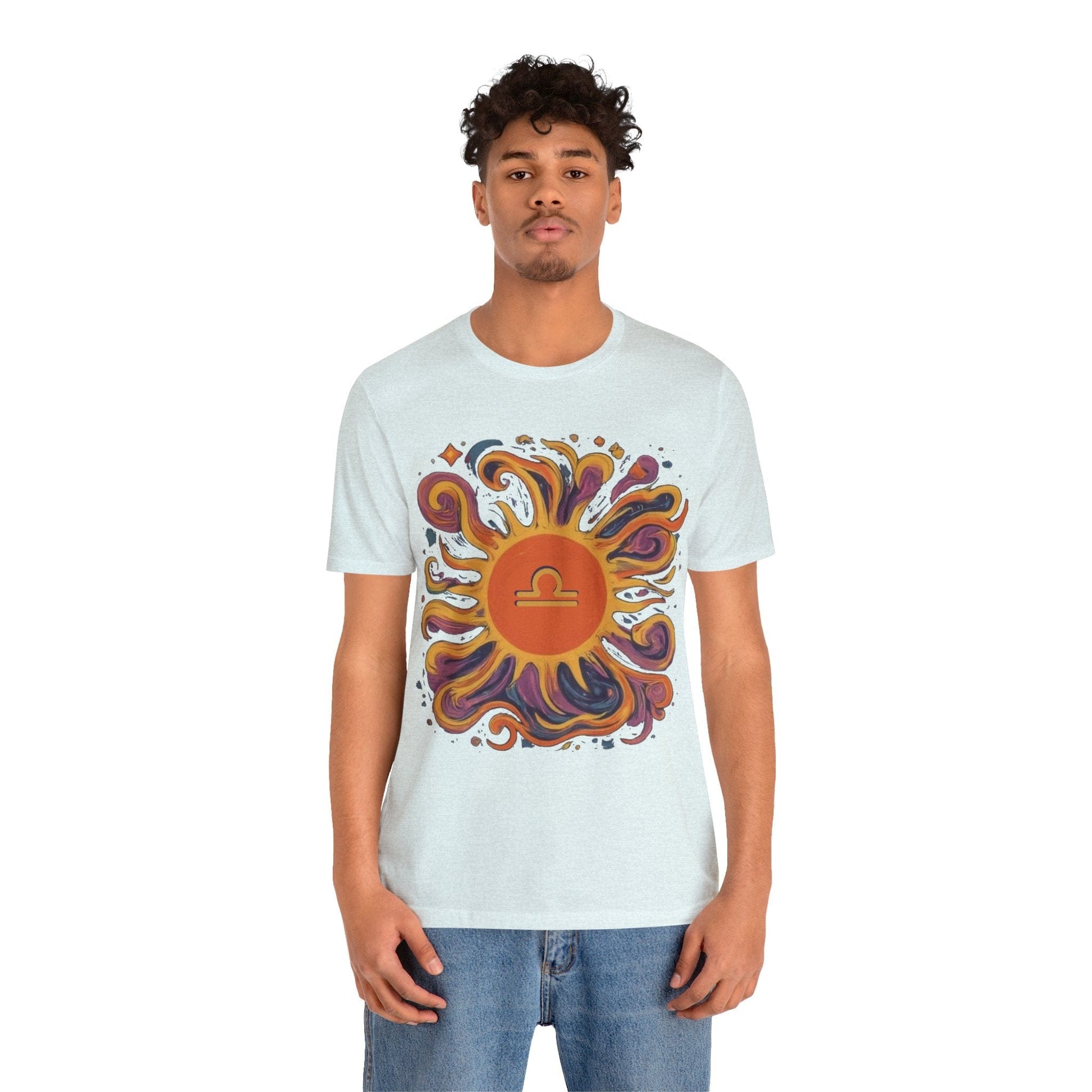 T-Shirt Libra Sun Harmony T-Shirt: Elegance in Equipoise