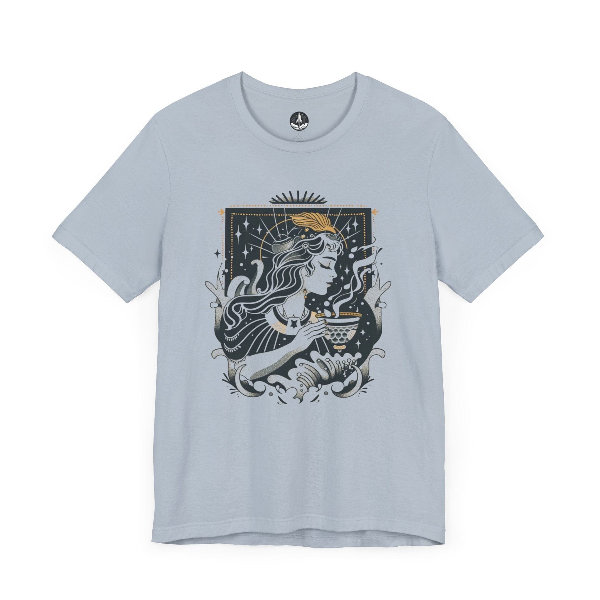 T-Shirt Light Blue / S Aquarian Dreams TShirt: Whispers of the Water Bearer