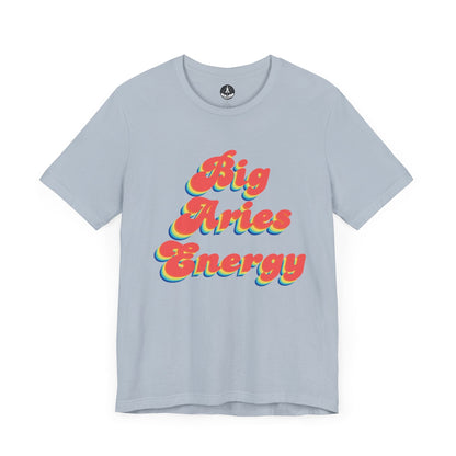 T-Shirt Light Blue / S Big Aries Energy T-Shirt