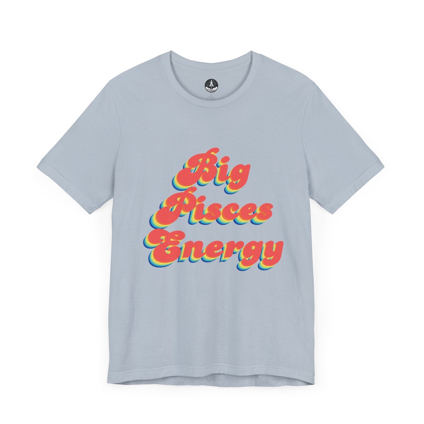 T-Shirt Light Blue / S Big Pisces Energy T-Shirt