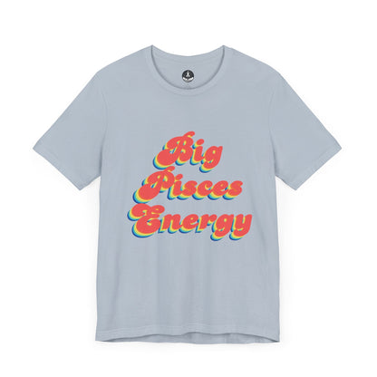 T-Shirt Light Blue / S Big Pisces Energy T-Shirt
