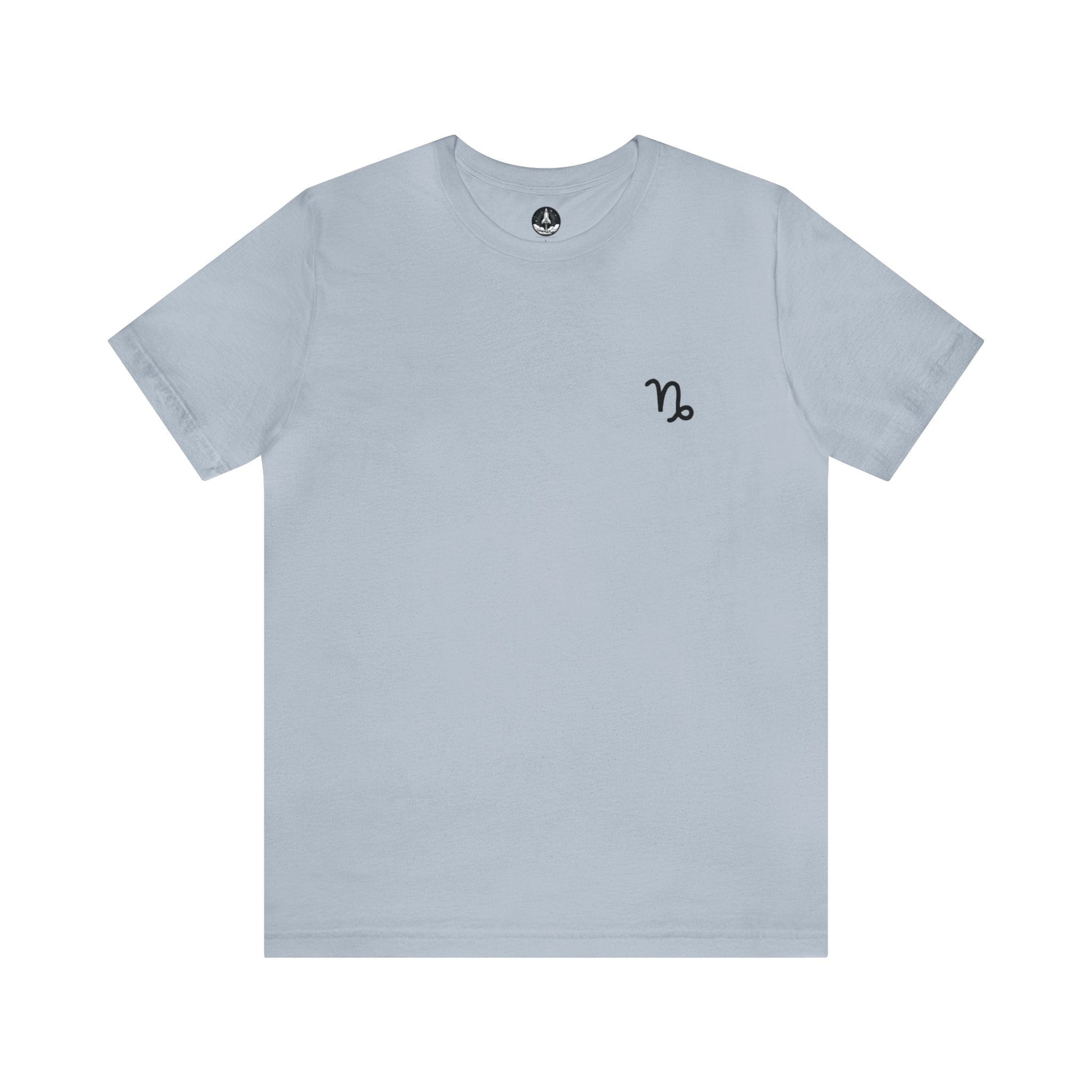 T-Shirt Light Blue / S Capricorn Mountain Glyph T-Shirt: Peak Style for the Determined Climber