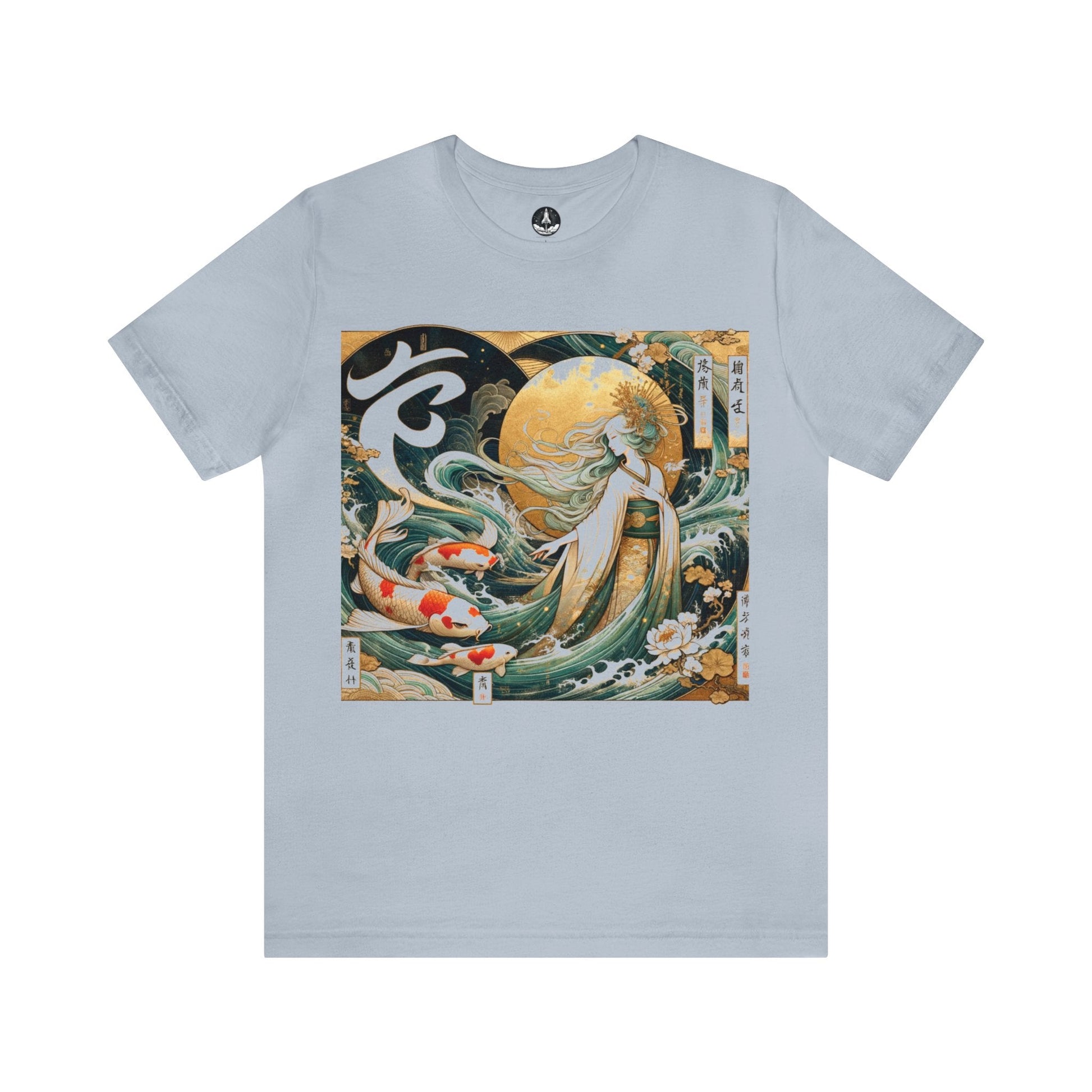 T-Shirt Light Blue / S Celestial Maiden Koi: Nihonga Virgo T-Shirt