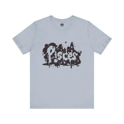 T-Shirt Light Blue / S Piscean Inkflow TShirt: Depth of Imagination