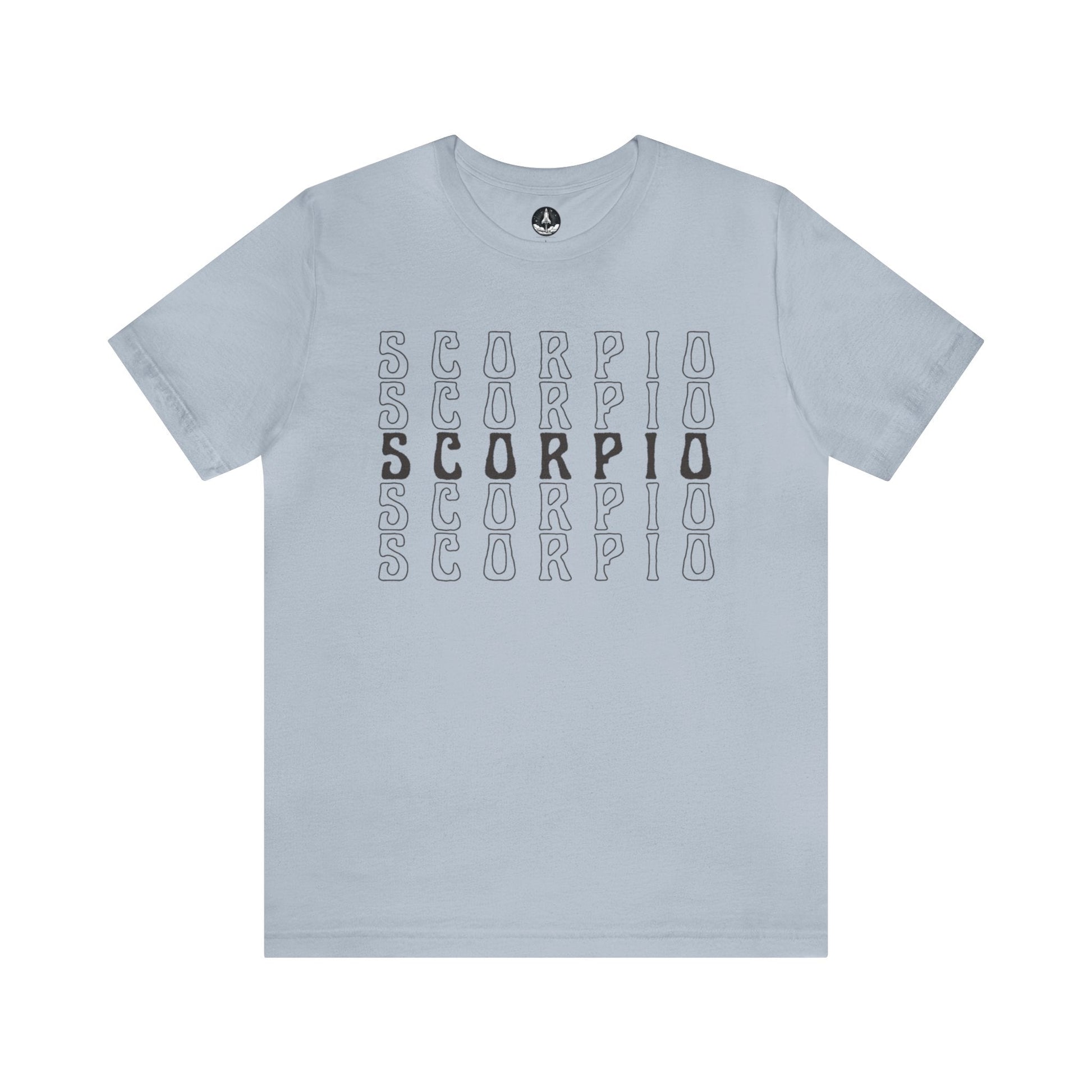 T-Shirt Light Blue / S Scorpio Zodiac Essence T-Shirt: Minimalism for the Enigmatic
