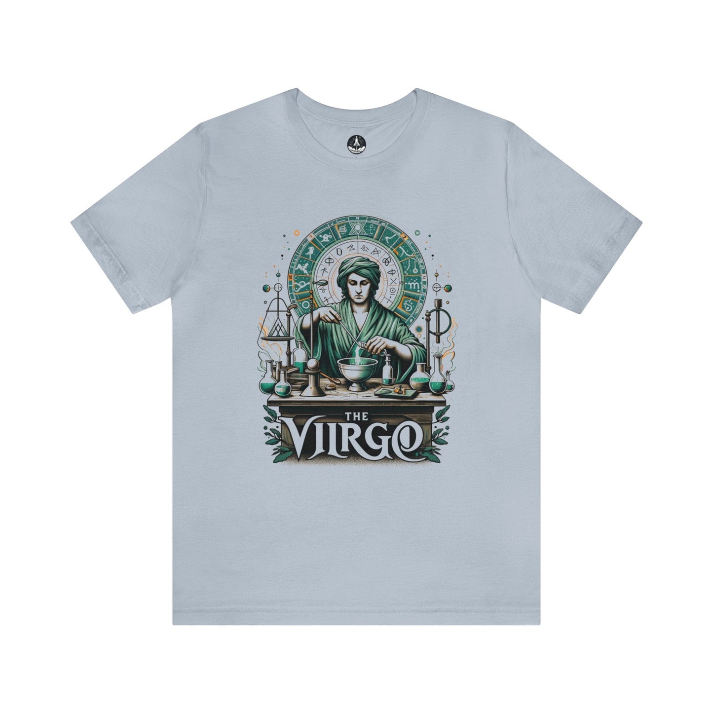T-Shirt Light Blue / S The Virgo Oracle: Guidance of the Maiden Tarot T-Shirt