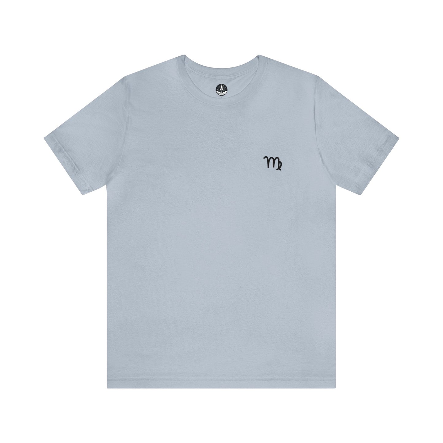 T-Shirt Light Blue / S Virgo Zodiac Seal T-Shirt: Embrace Your Analytical Side with Pure Comfort