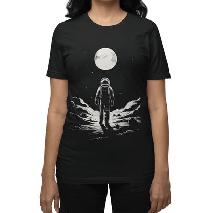 T-Shirt Lone Astronaut Moon Explorer T-Shirt