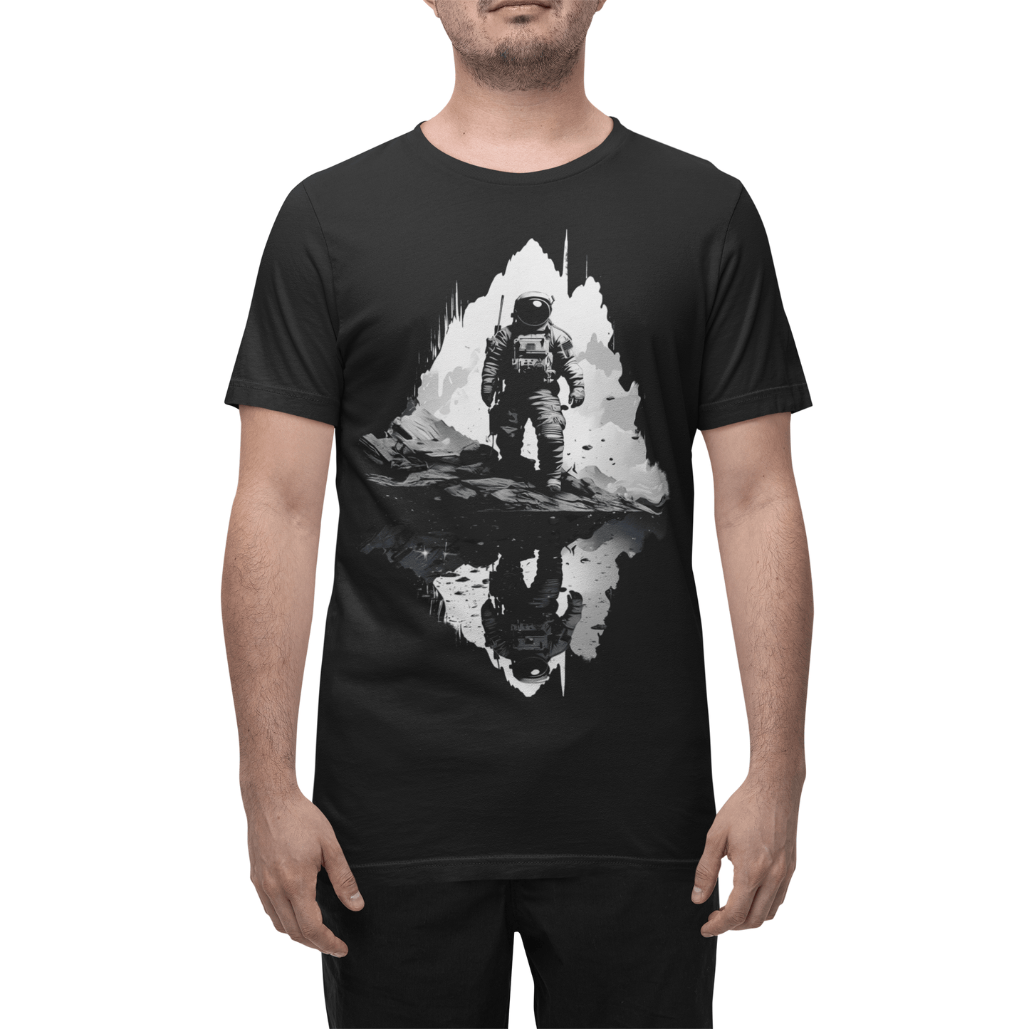 T-Shirt Lunar Pioneer: Astronaut on the Moon T-Shirt