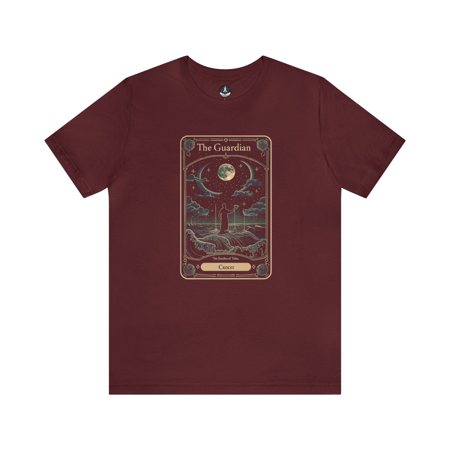 T-Shirt Maroon / S Cancer Tarot Card Guardian T-Shirt