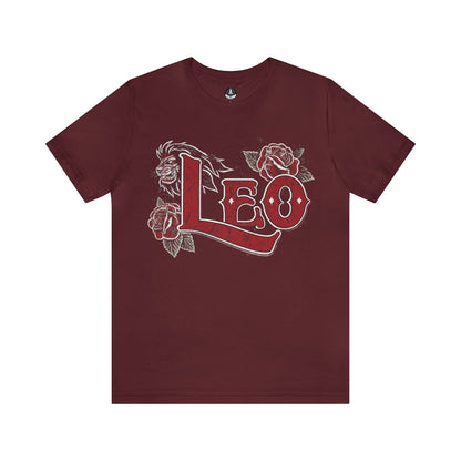 T-Shirt Maroon / S Classic Rockabilly Leo T-Shirt