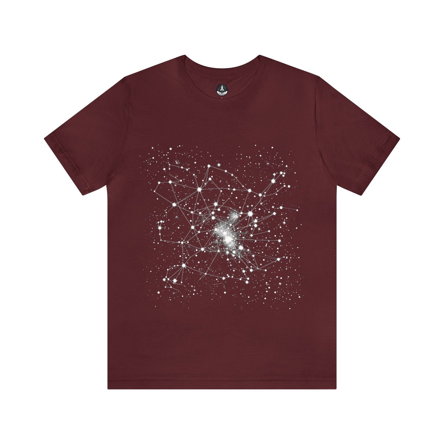 T-Shirt Maroon / S Cosmic Lines T-Shirt