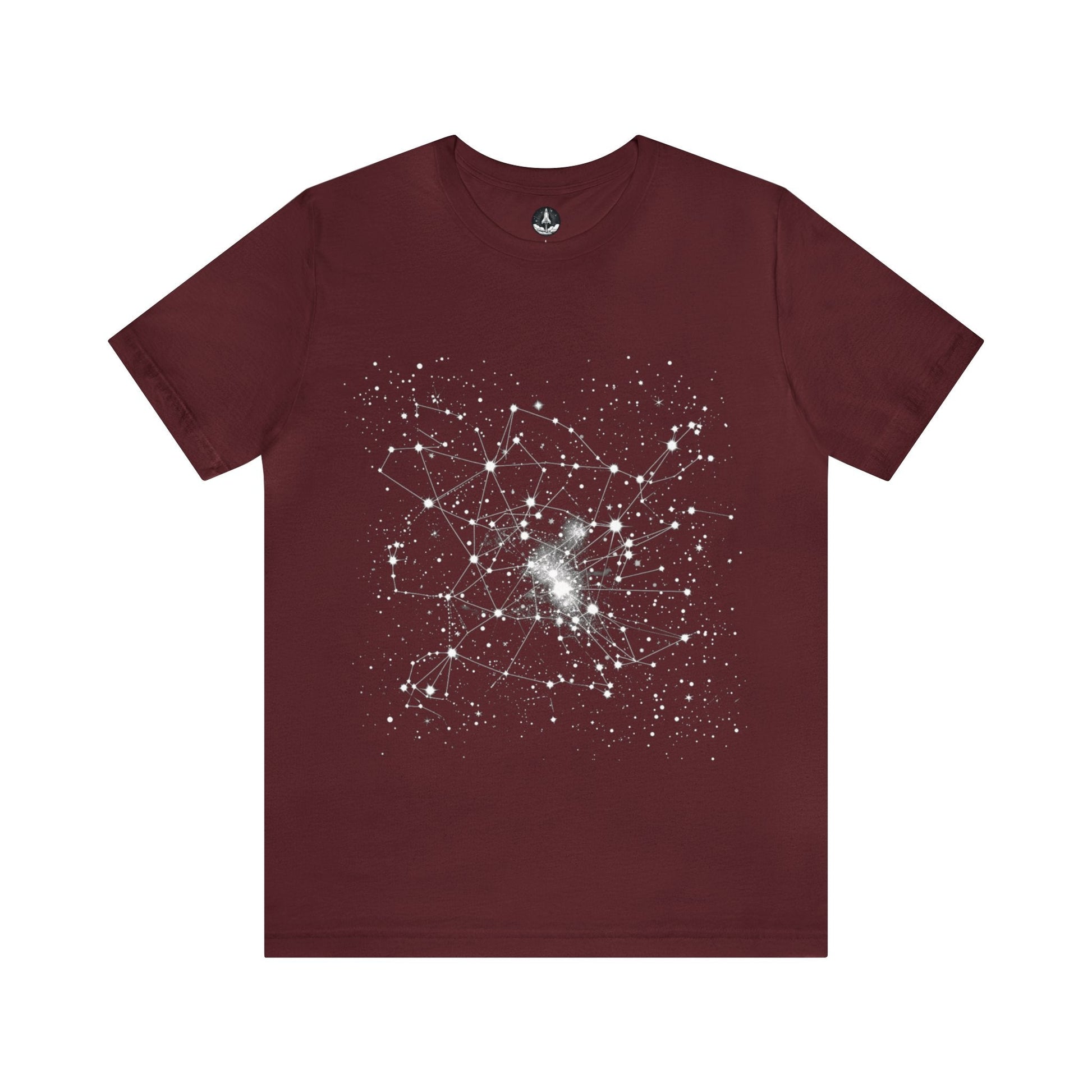 T-Shirt Maroon / S Cosmic Lines T-Shirt