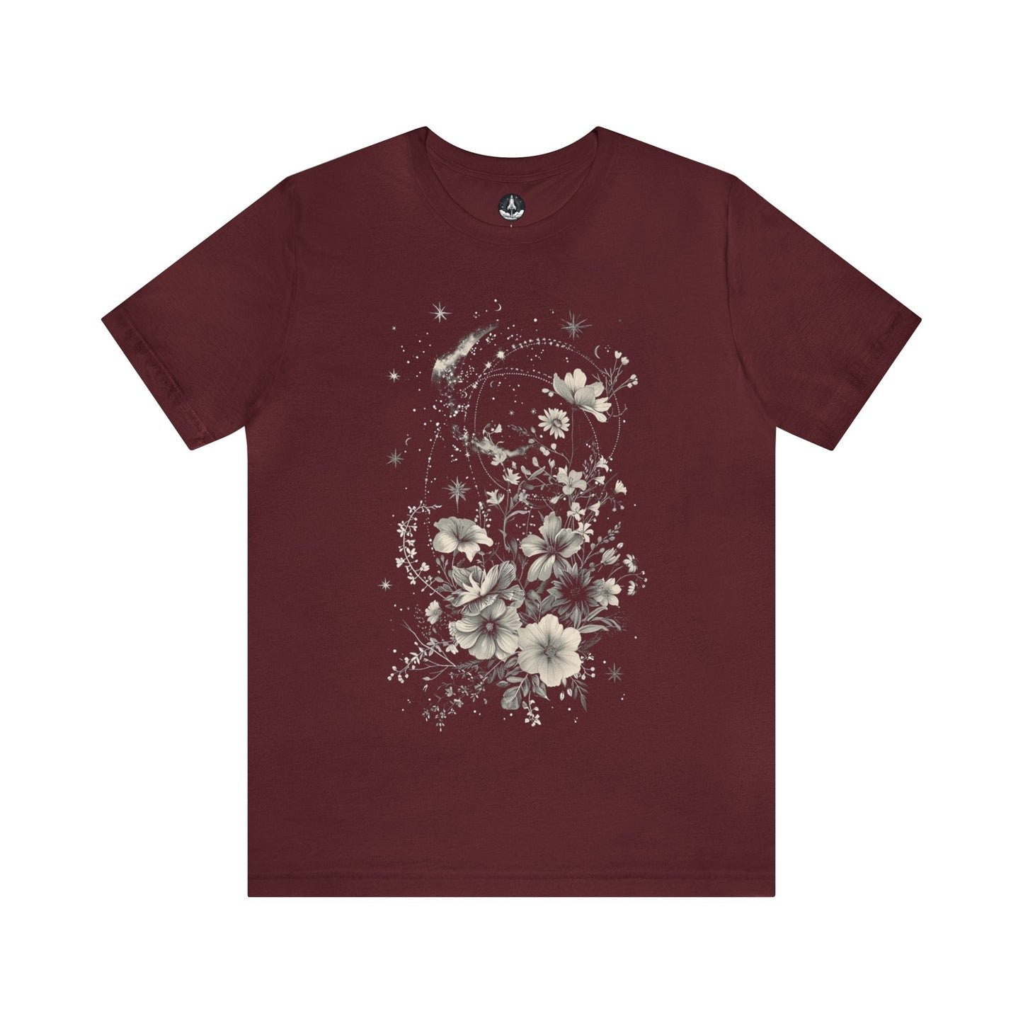 T-Shirt Maroon / S Lunar Blossom T-Shirt