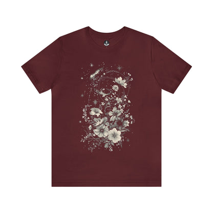 T-Shirt Maroon / S Lunar Blossom T-Shirt