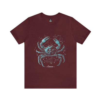 T-Shirt Maroon / S Lunar Embrace Cancer T-Shirt