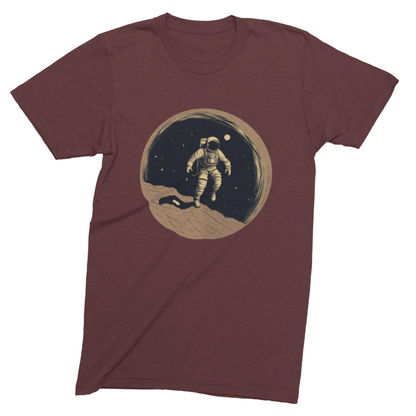 T-Shirt Maroon / S Lunar Moon Explorer T-Shirt