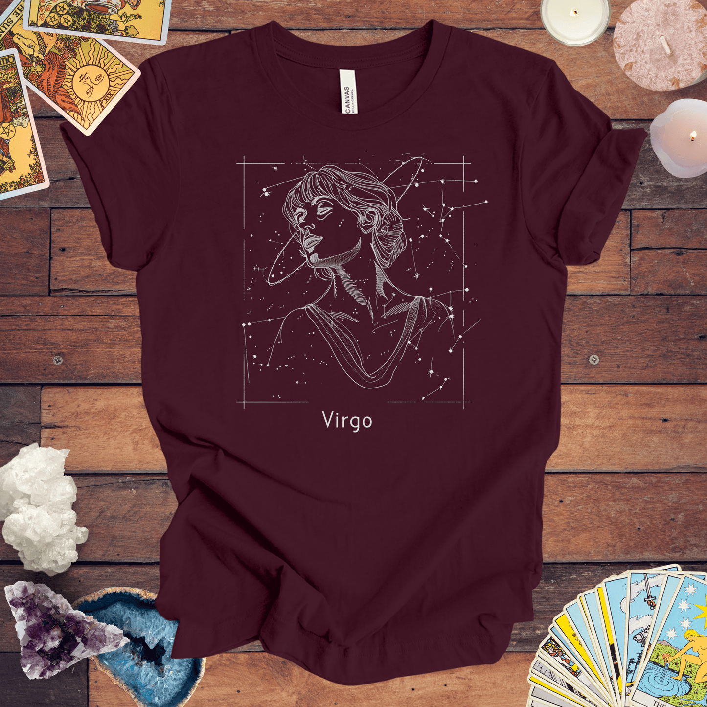 T-Shirt Maroon / S Maiden’s Mind Virgo T-Shirt