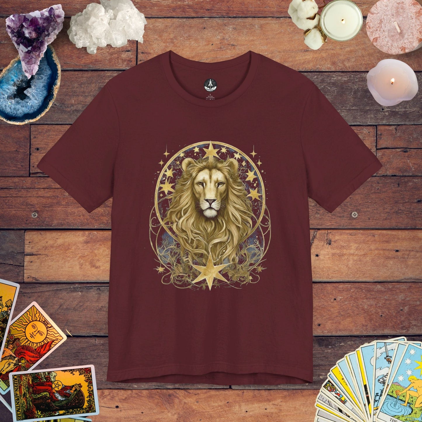 T-Shirt Maroon / S Majestic Leo T-Shirt