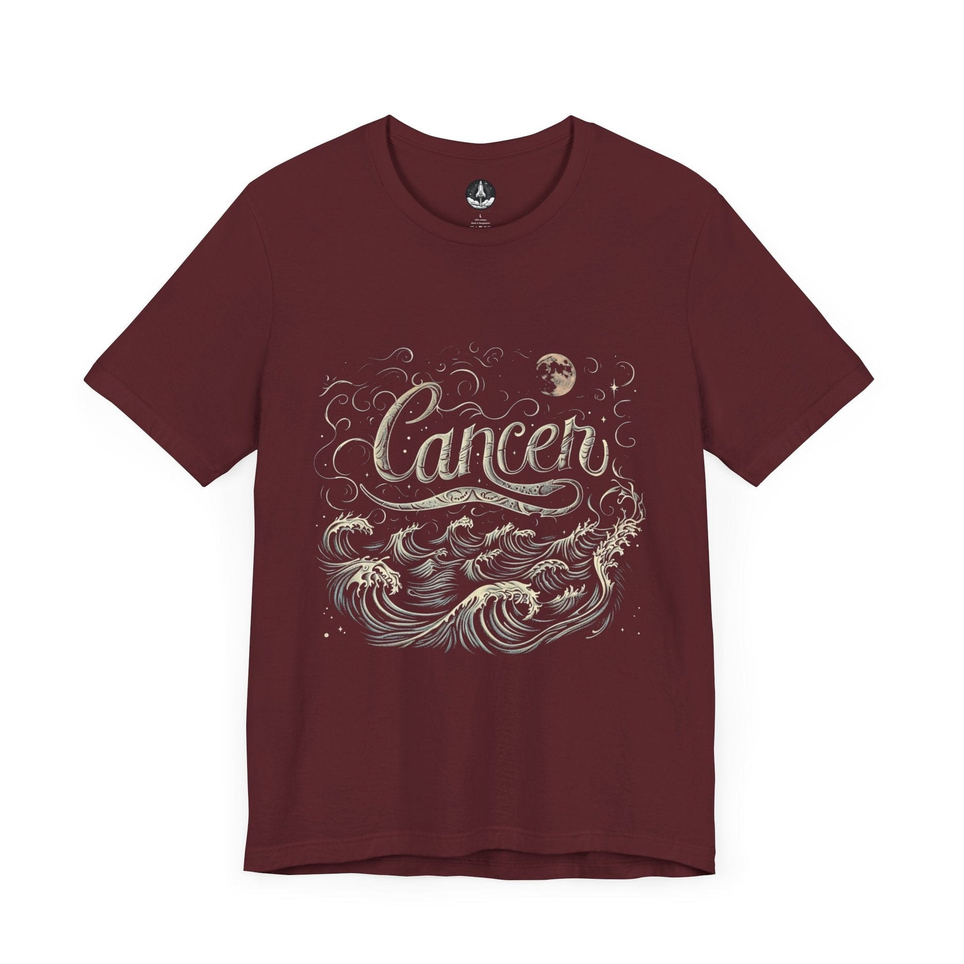 T-Shirt Maroon / S Moonlit Dreams Cancer T-Shirt