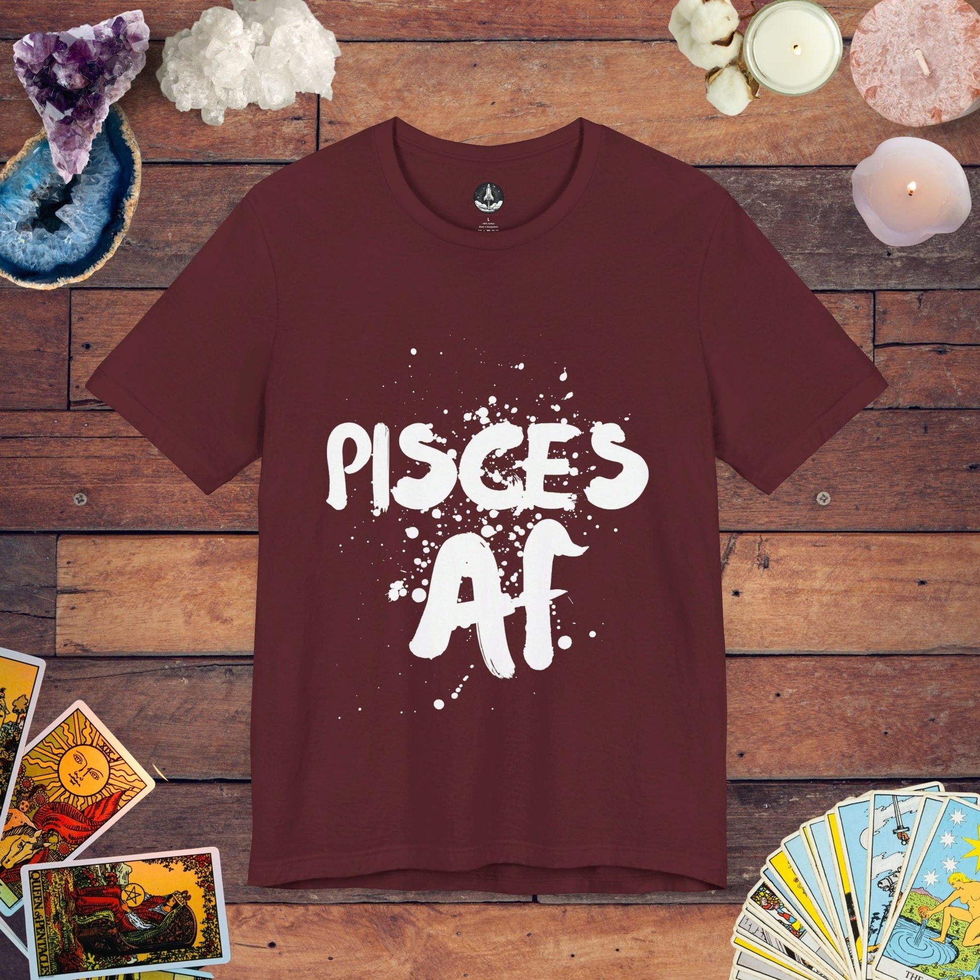 T-Shirt Maroon / S Pisces AF T-Shirt