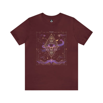 T-Shirt Maroon / S Scorpio The Intuitive Mystic T-Shirt