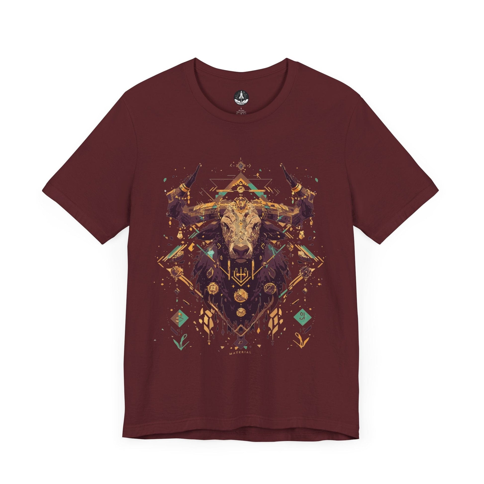 T-Shirt Maroon / S Taurus Wealth: Material Astrology Edition T-Shirt