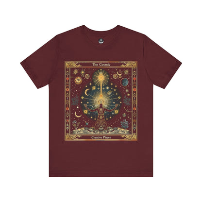 T-Shirt Maroon / S The Cosmic Creative Pisces T-Shirt