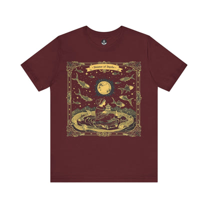 T-Shirt Maroon / S The Dreamer of the Depths Pisces T-Shirt