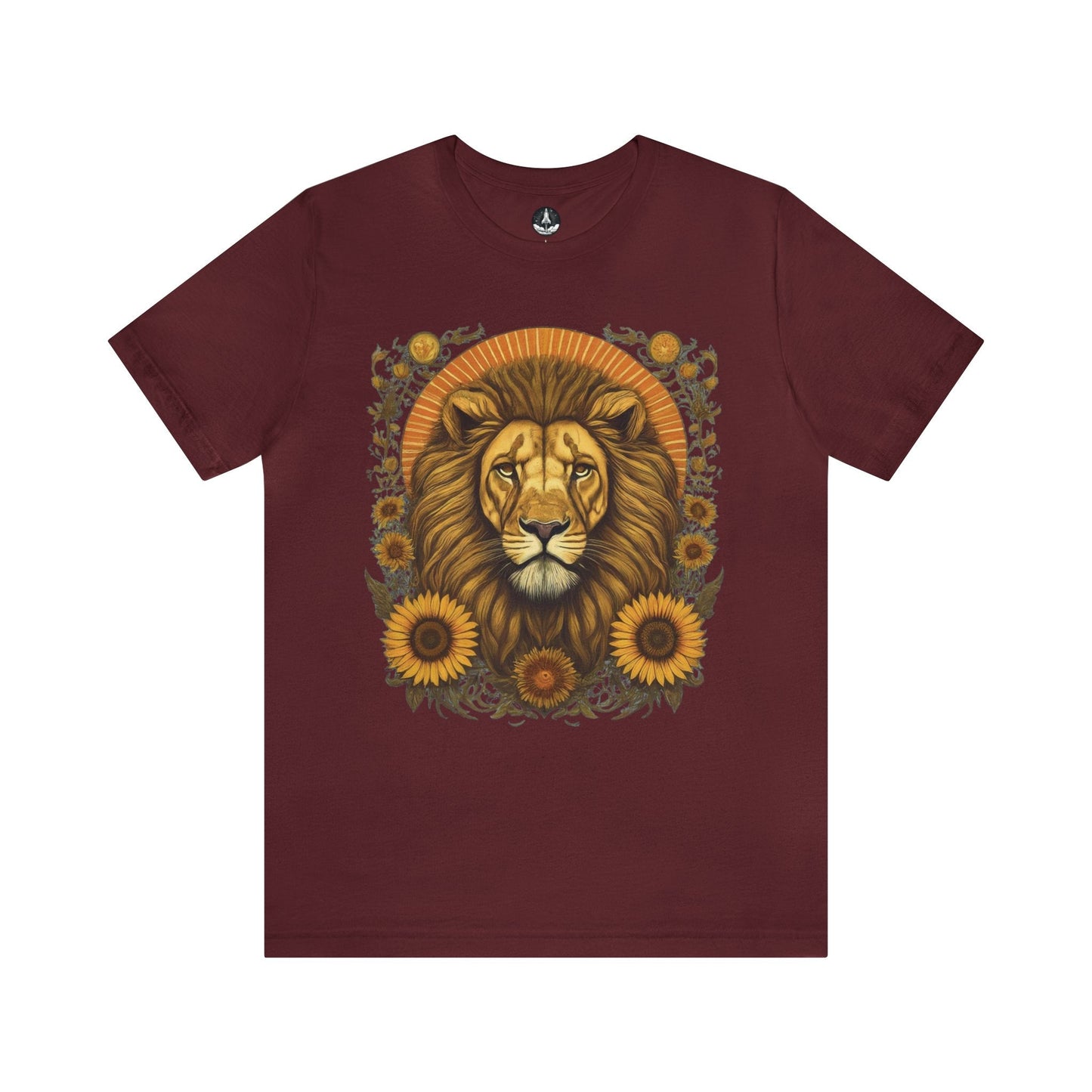 T-Shirt Maroon / S The Sun Leo T-Shirt