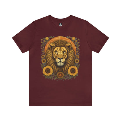 T-Shirt Maroon / S The Sun Leo T-Shirt